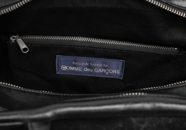 Katsuyuki Yoshida for COMME des GARCONS Leather Double Zip Bag ...