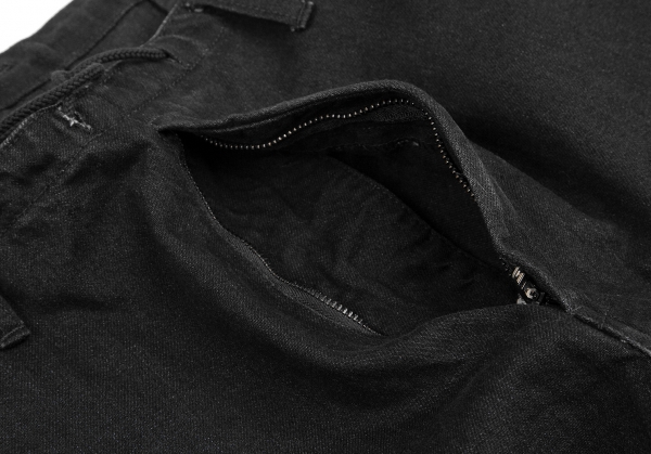 BLACK Scandal Yohji Yamamoto Flap Pocket Design Jean Pants