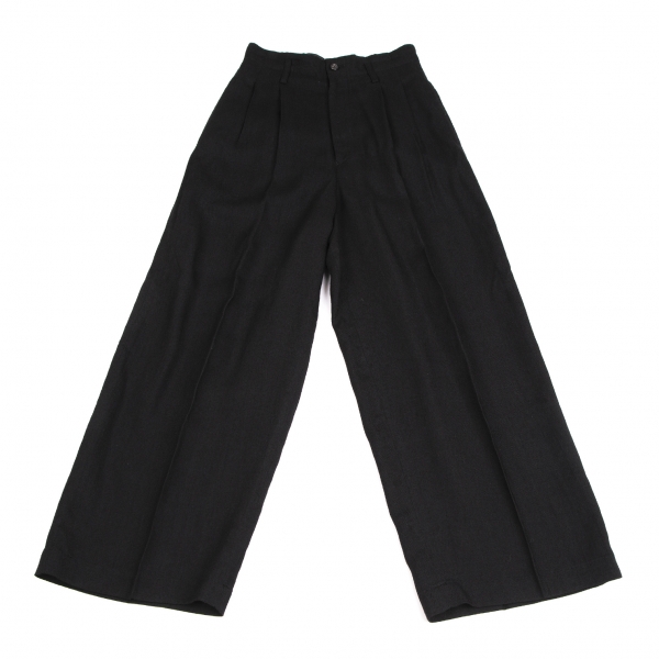 tricot COMME des GARCONS Wool Like Rayon Two Tuck Wide Pants 