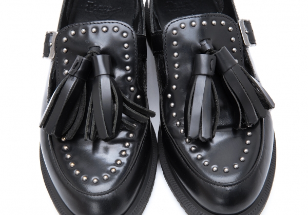 Dr. Martens GRACIA STUD Leather Tassel Shoes Black US 7 | PLAYFUL