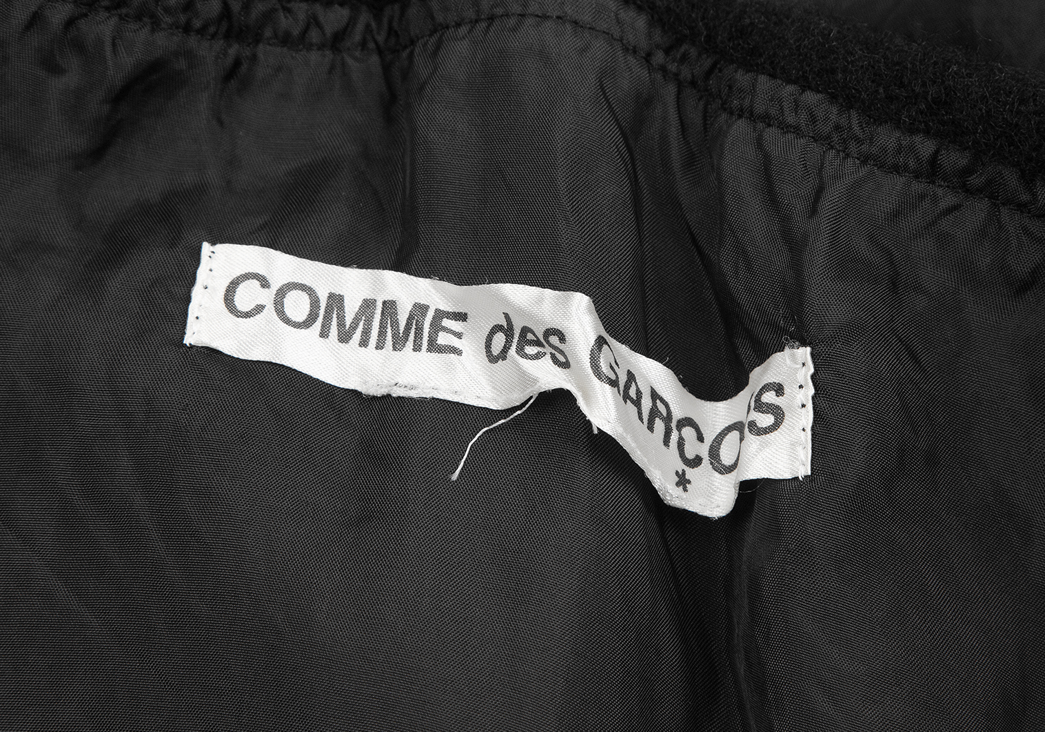 コムデギャルソンCOMME des GARCONS 異素材切替キャミワンピース 黒M位