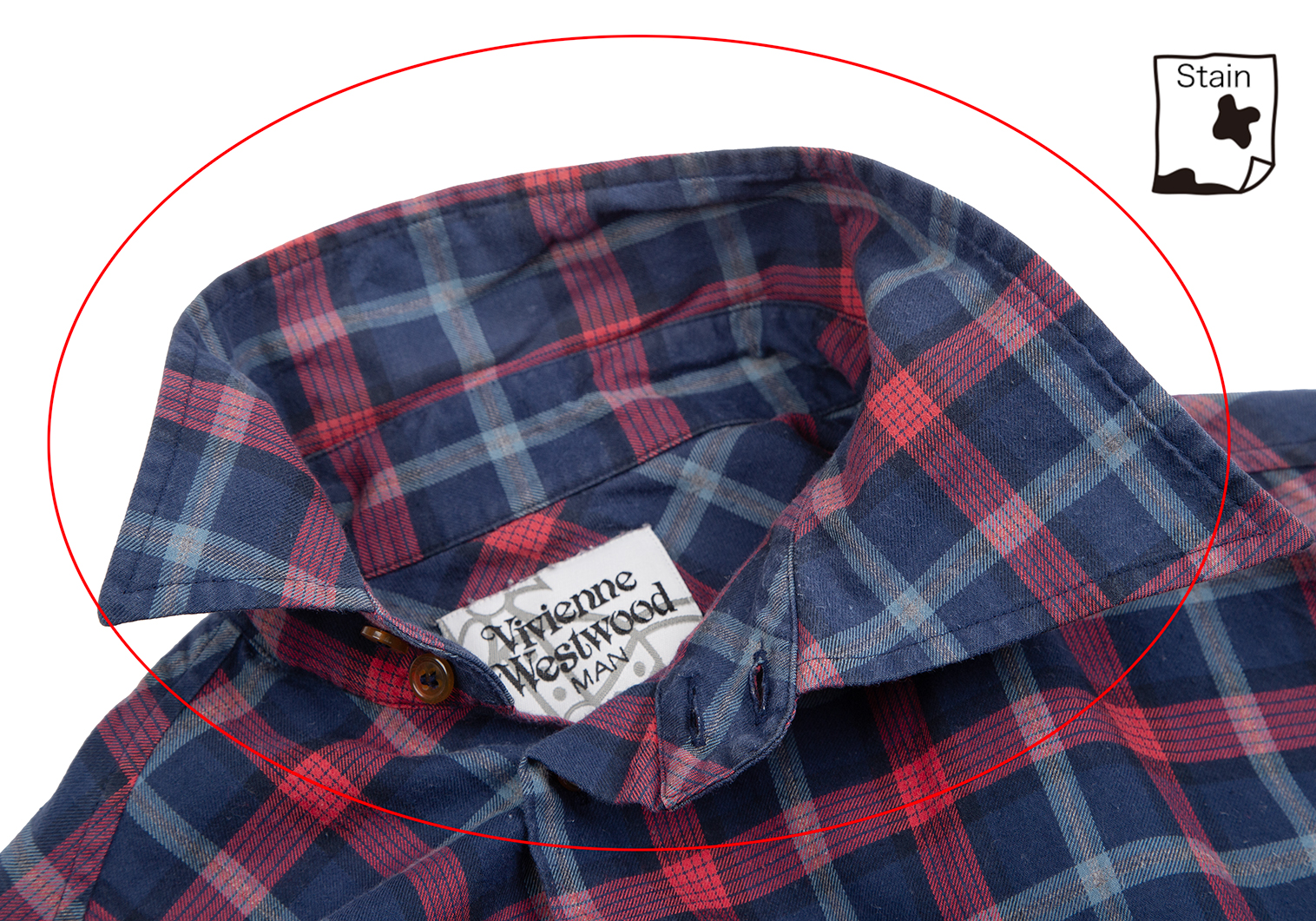 Vivienne Westwood Man 長袖シャツ　チェックシャツ