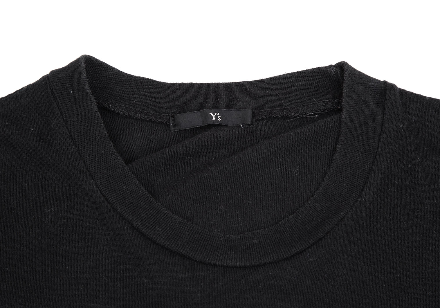 ワイズY's ワンポイントロゴプリントTシャツ 黒M位