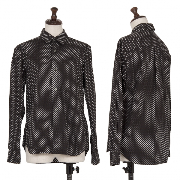 BLACK COMME des GARCONS Pin Dot Print Shirt Black S | PLAYFUL