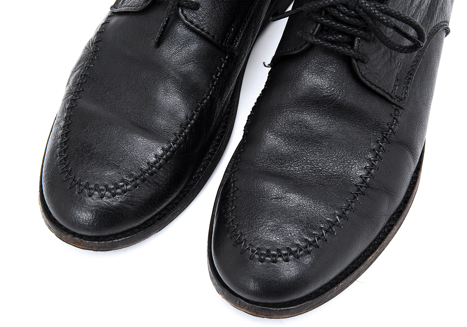 ISSEY MIYAKE 紳士靴 本革 黒 26.0 品紳士靴 - その他