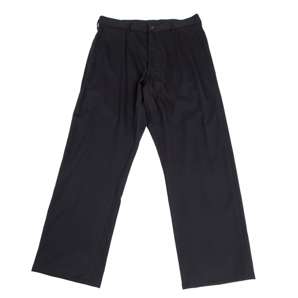 Buy Rare Rabbit Trans Navy Stretch Cotton Trousers Online