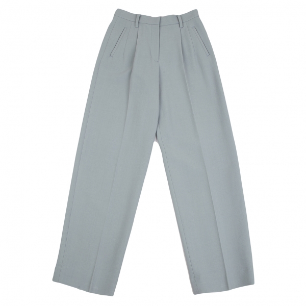 Theory Rayon Wool Tuck Pants (Trousers) Sky blue 00
