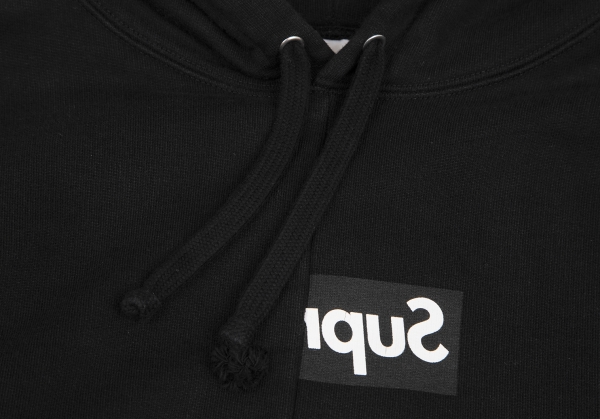 Supreme Cross Box Logo Hooded Sweatshirt 'Black' | Black | Men's Size 105