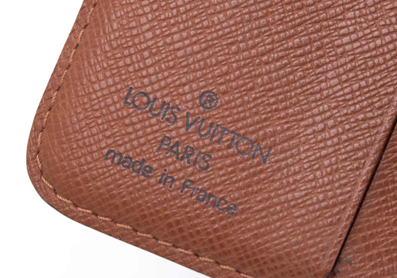 ルイヴィトンLouis Vuitton M61667 モノグラム コンパクトジップ財布 茶