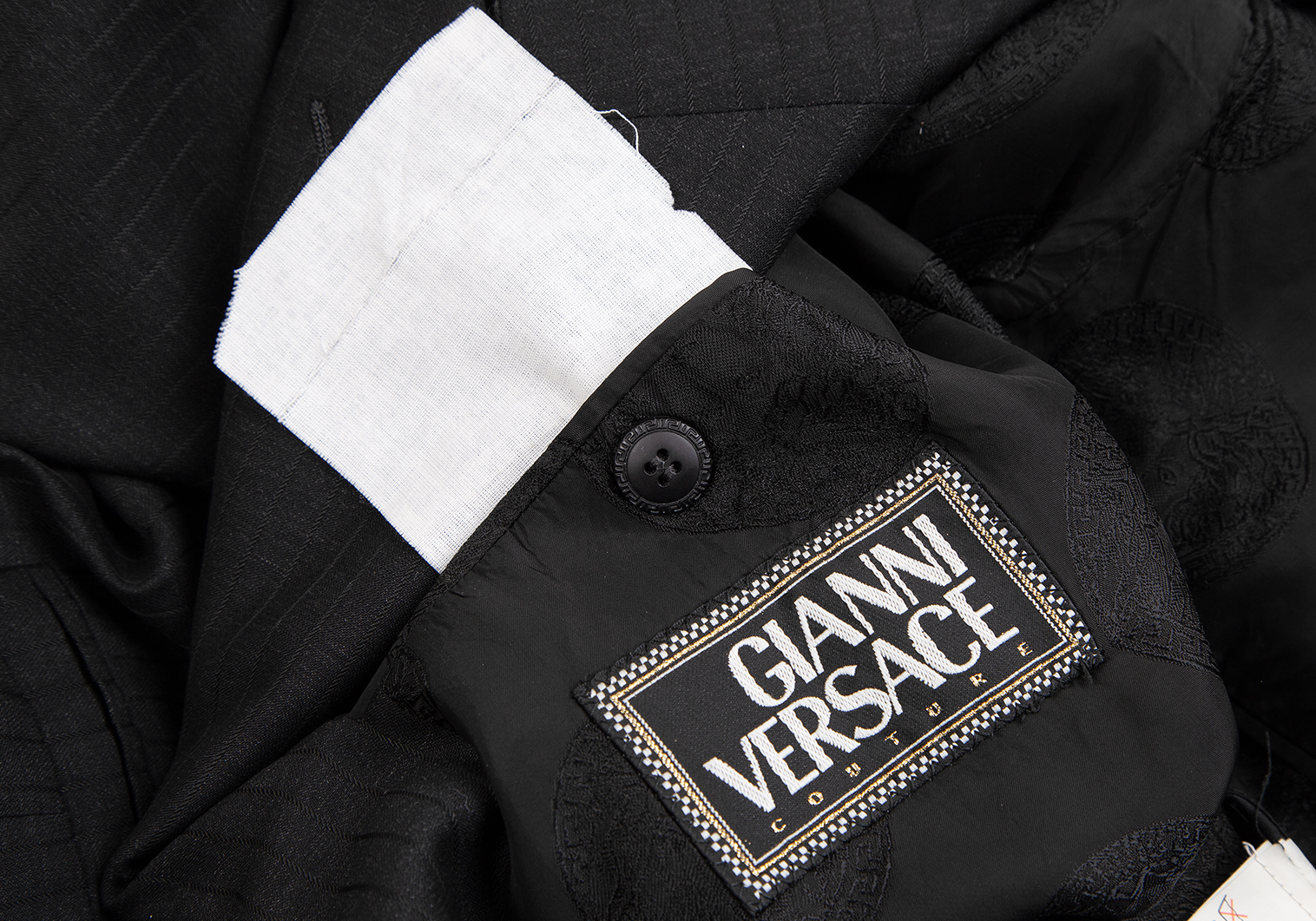 Gianni Versaceスカート ジャケット セットアップ ストライプ-