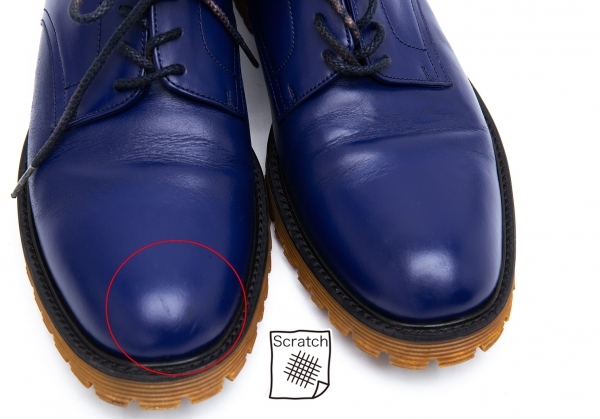 COMME des GARCONS HOMME Leather Shoes Blue US About 11 | PLAYFUL