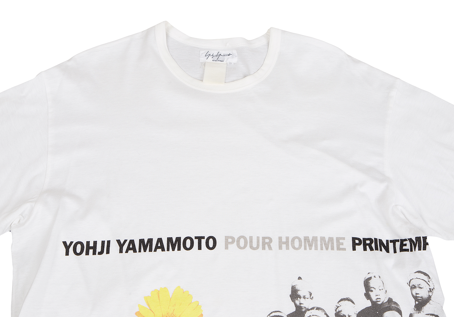 yohji yamamoto pour homme 花と少年 限定Tシャツ - Tシャツ