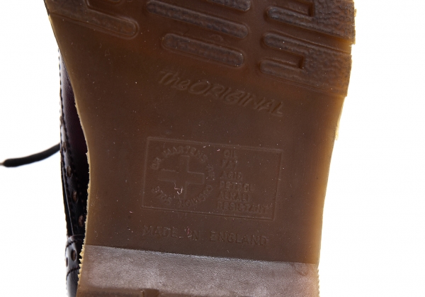 Dr. Martens Wing tip Leather Shoes Bordeaux US About 6.5 | PLAYFUL
