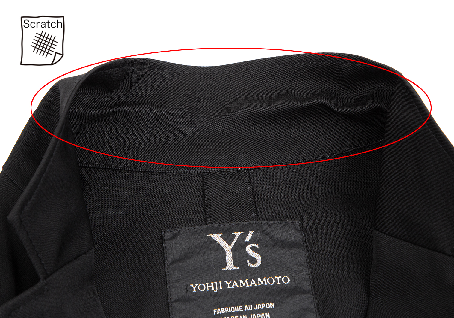 【美品】Y’s ヨウジヤマモト　アルパカ混　ショートコート　テーラードジャケット