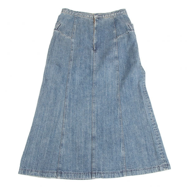 tricot COMME des GARCONS Denim A Line Skirt Blue M | PLAYFUL