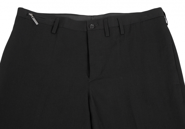 Y's for men Wool Gabardine Zip Pocket Design Pants (Trousers