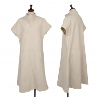  JURGEN LEHL Cotton High-neck Dress Beige M