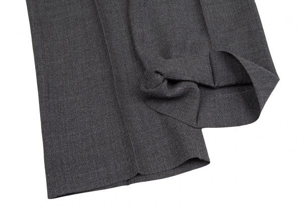 Miu Miu check-wool trousers - Grey