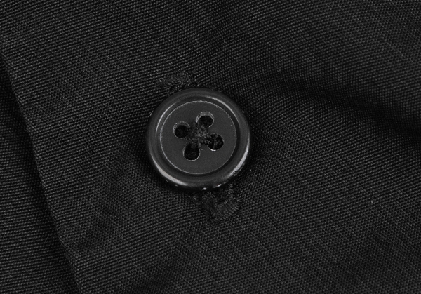 Yohji Yamamoto COSTUME D' HOMME Cotton Broad Basic Shirt Black 2