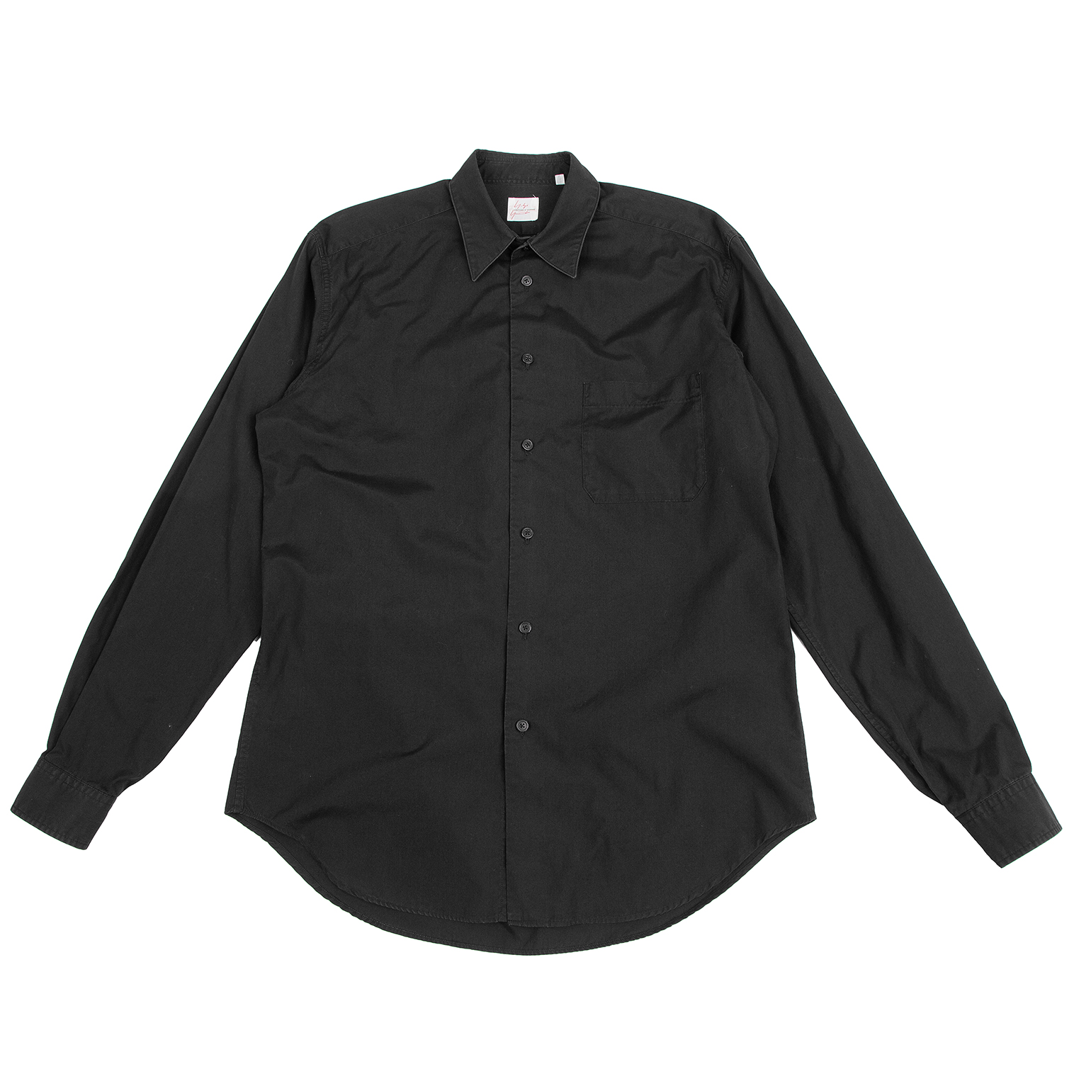 ヨウジヤマモト コスチュームドオム  HD-B96-050 コットンオープンカラー長袖シャツ メンズ 3