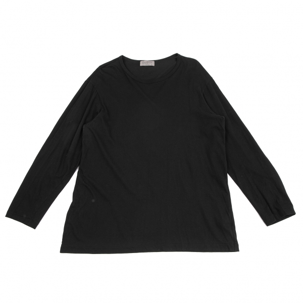 Yohji Yamamoto POUR HOMME Kartima Cotton T Shirt Black 3