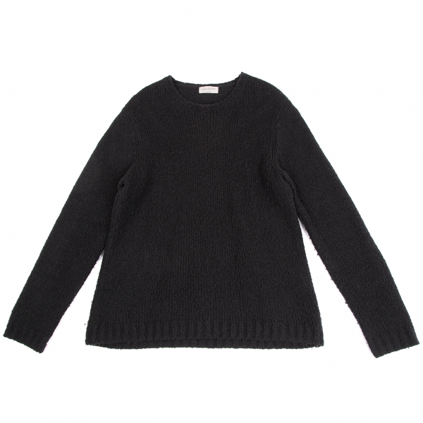 Yohji Yamamoto POUR HOMME Low Gauge Knit Sweater (Jumper) Black 3