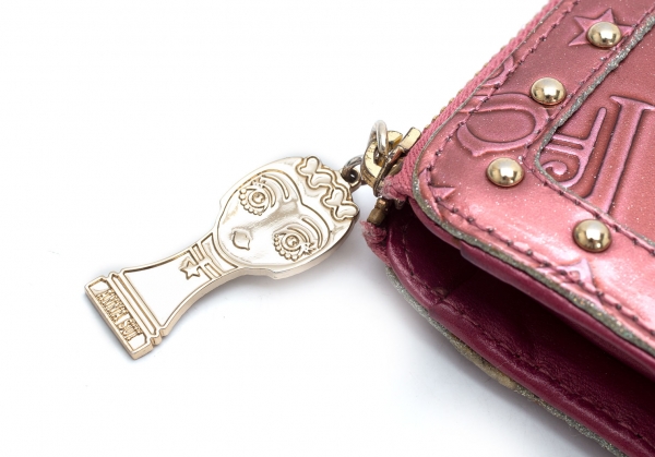 ANNA SUI Studs Long Wallet Pink | PLAYFUL