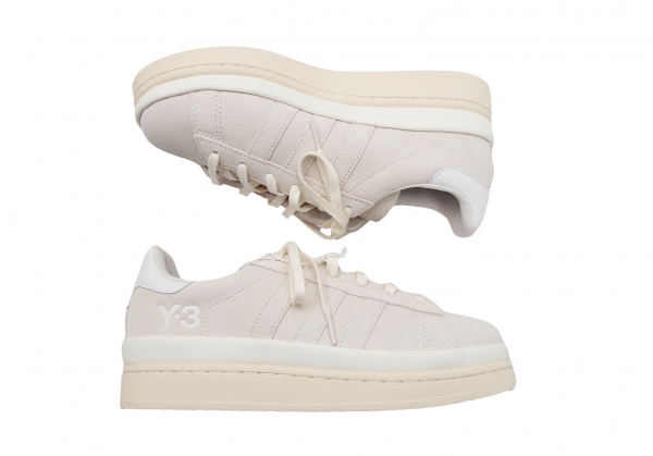 Y-3 HICHO Three Line Sneakers (Trainers) Cream US 6.5 | PLAYFUL