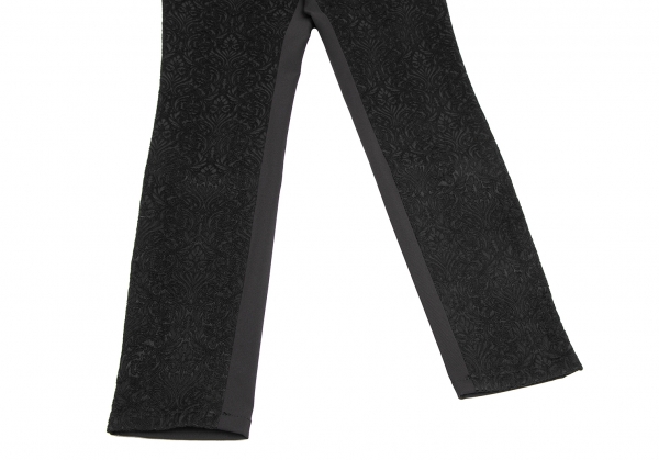 VIVIENNE TAM Front Damask Jacquard Pants (Trousers) Black 0