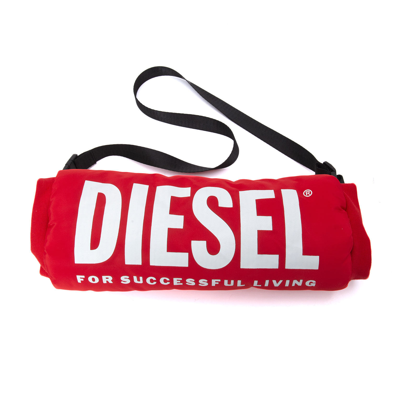 ディーゼルDIESEL ロゴショルダーバッグ 赤