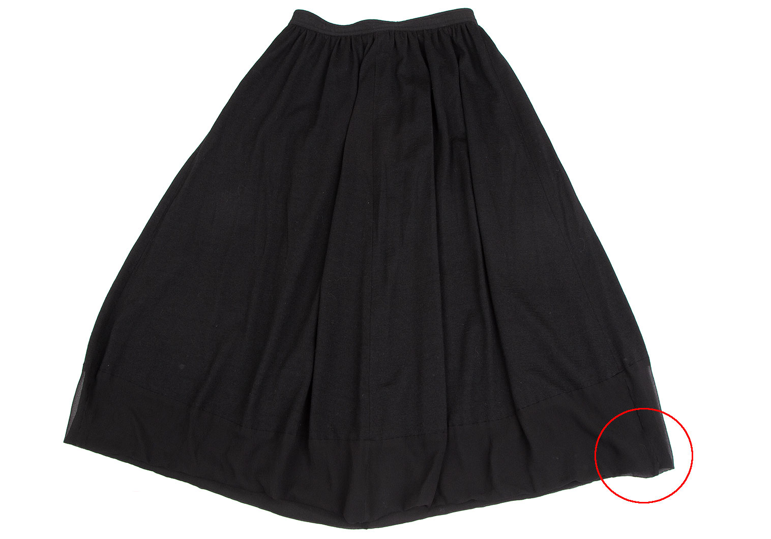 ひざ丈スカートcomme des garcons noir スカート
