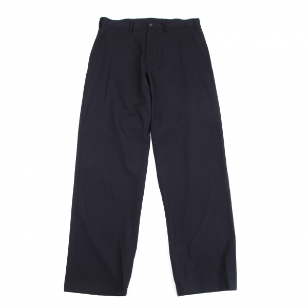 Yohji Yamamoto POUR HOMME Wool Straight Pants (Trousers) Navy 2