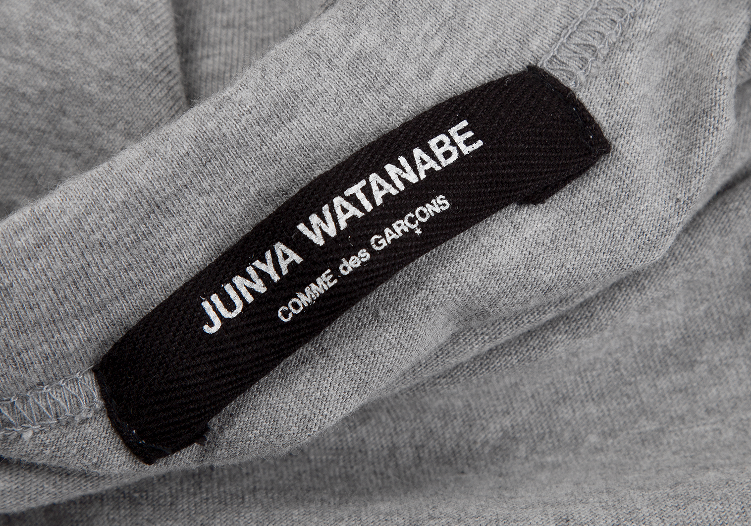 ジュンヤワタナベJUNYA WATANABE コットンクルーネックTシャツ 杢グレーS位