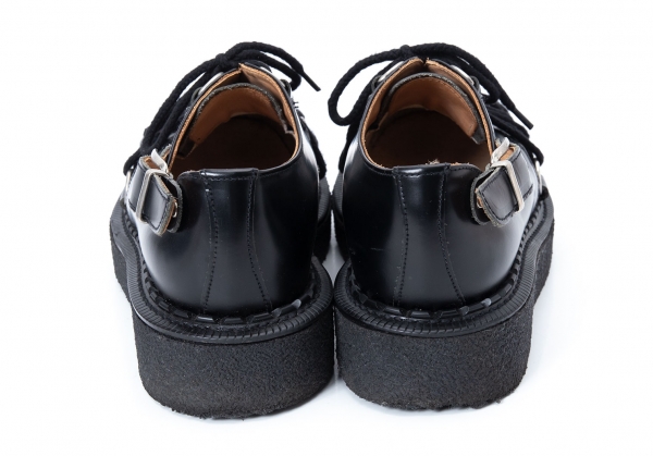 COMME des GARCONS HOMME PLUS x GEORGE COX Strap Design Shoes Black 