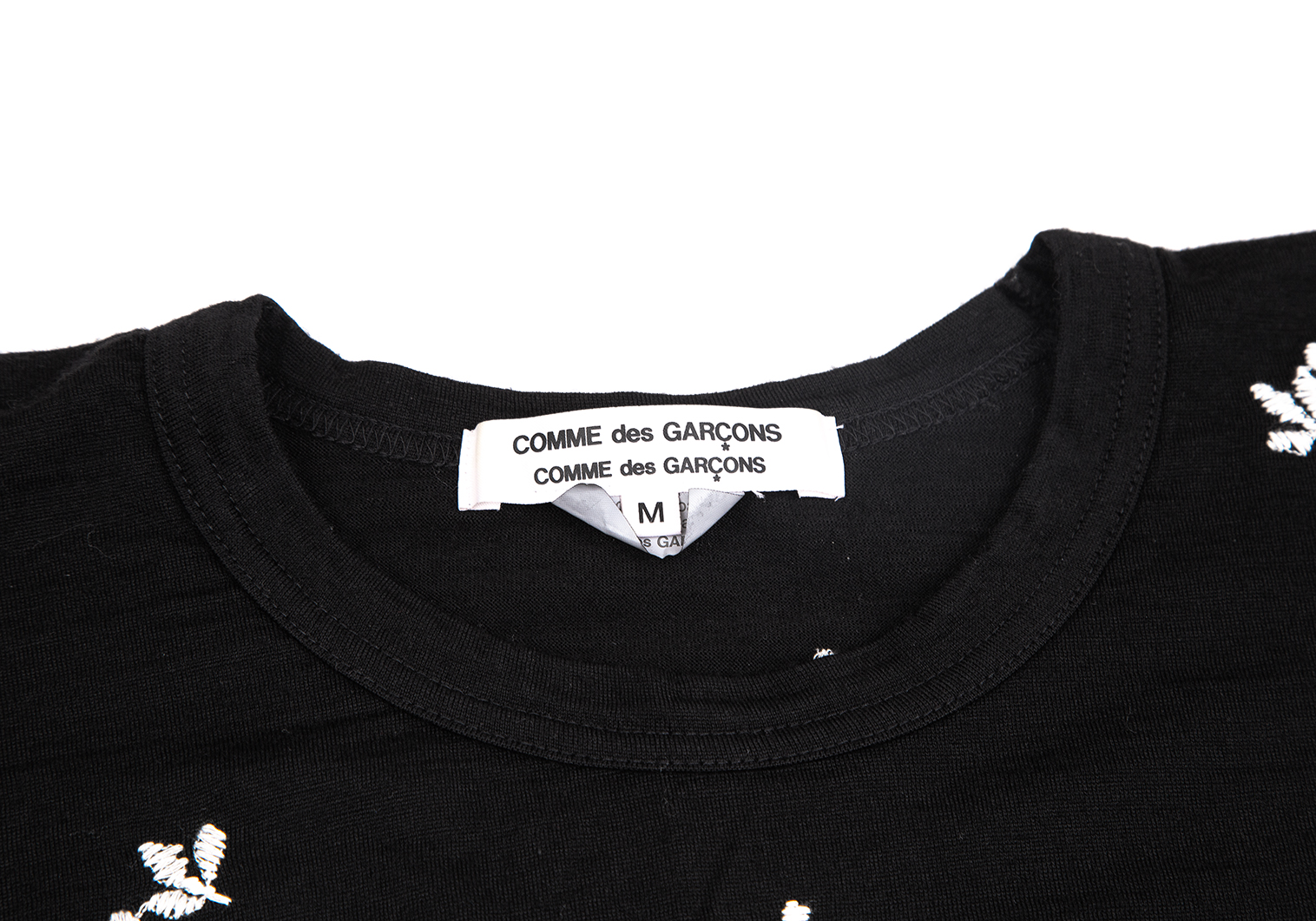 コムコム コムデギャルソンCOMME des GARCONS ポイント刺繍ウール