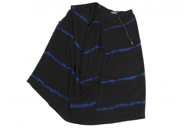 Wrap+style+Skirt/shorts Side+tie Asymmetrical Zipper+back Material