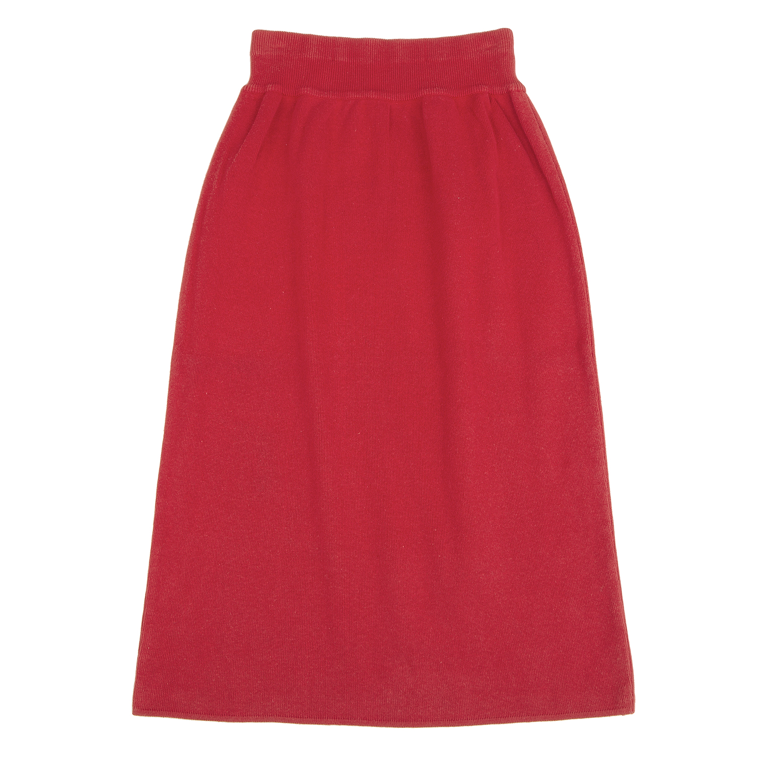 ◼️カラーレッドISSEY MIYAKE スカート 赤 M - スカート