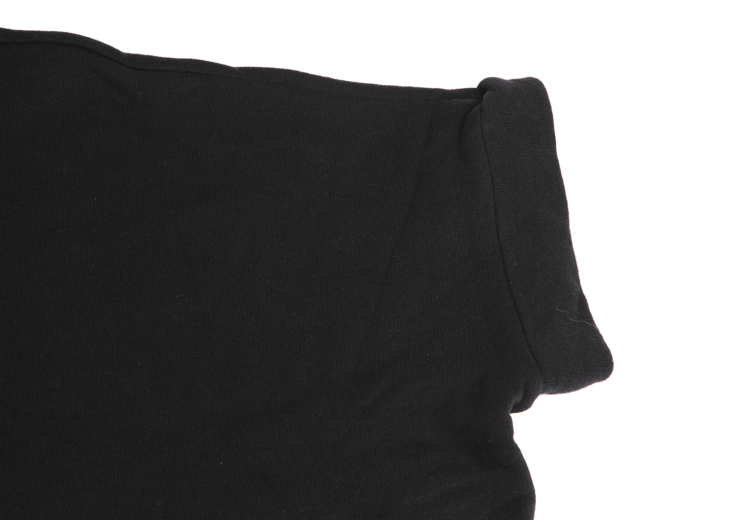 ワイズY's コットンサイドポケット半袖ドルマンチュニック 黒2