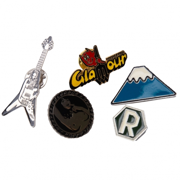 HYSTERIC GLAMOUR Metal Pins Silver | PLAYFUL