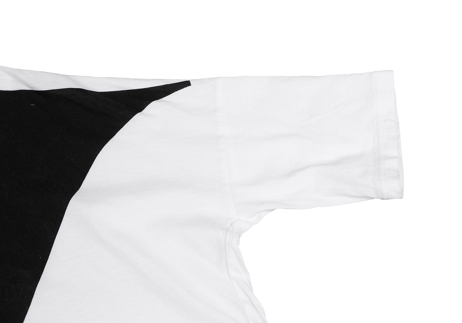 ワイズY's コットンビッグロゴTシャツ 白黒2
