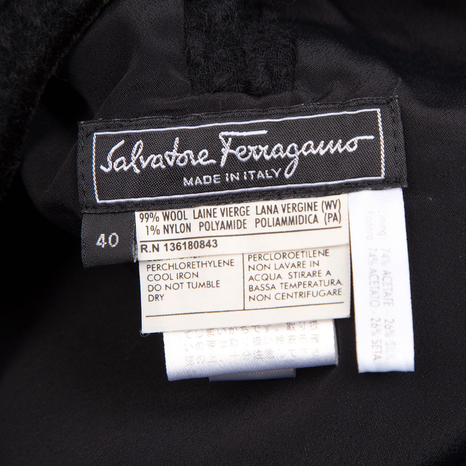 サルバトーレフェラガモSalvatore Ferragamo ネップツイード