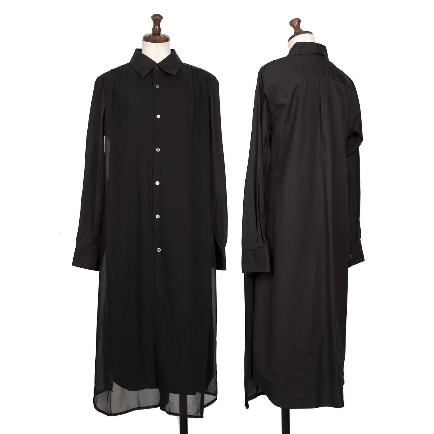 コムデギャルソンCOMME des GARCONS ポリシフォンレイヤードコットン ...