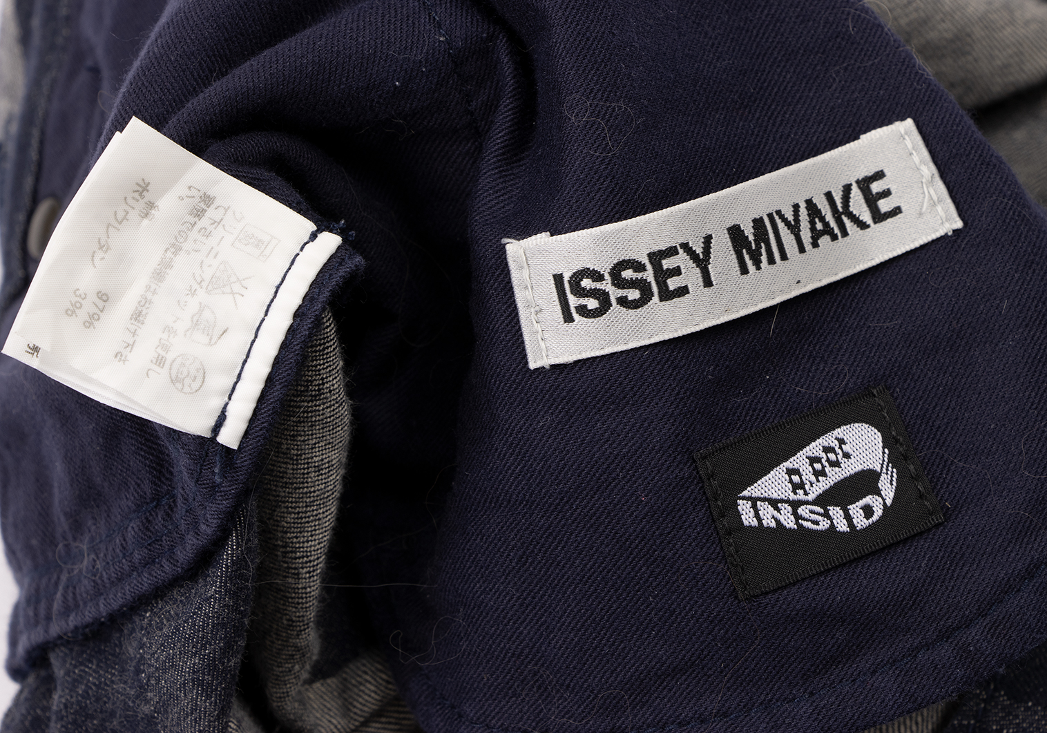 売筋品 【希少】ISSEY MIYAKE A-POK INSIDE 08SS 総柄デニム - パンツ