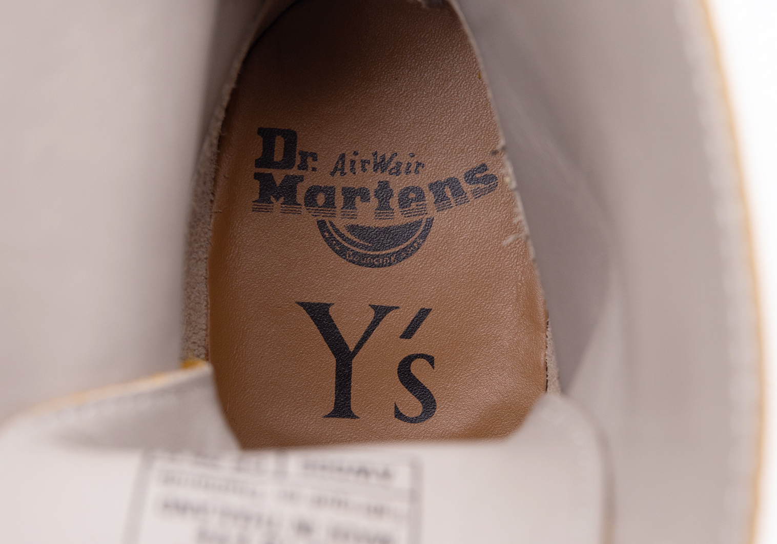 ワイズ×ドクターマーチンY's× Dr Martens バックジップ10ホールブーツ ...