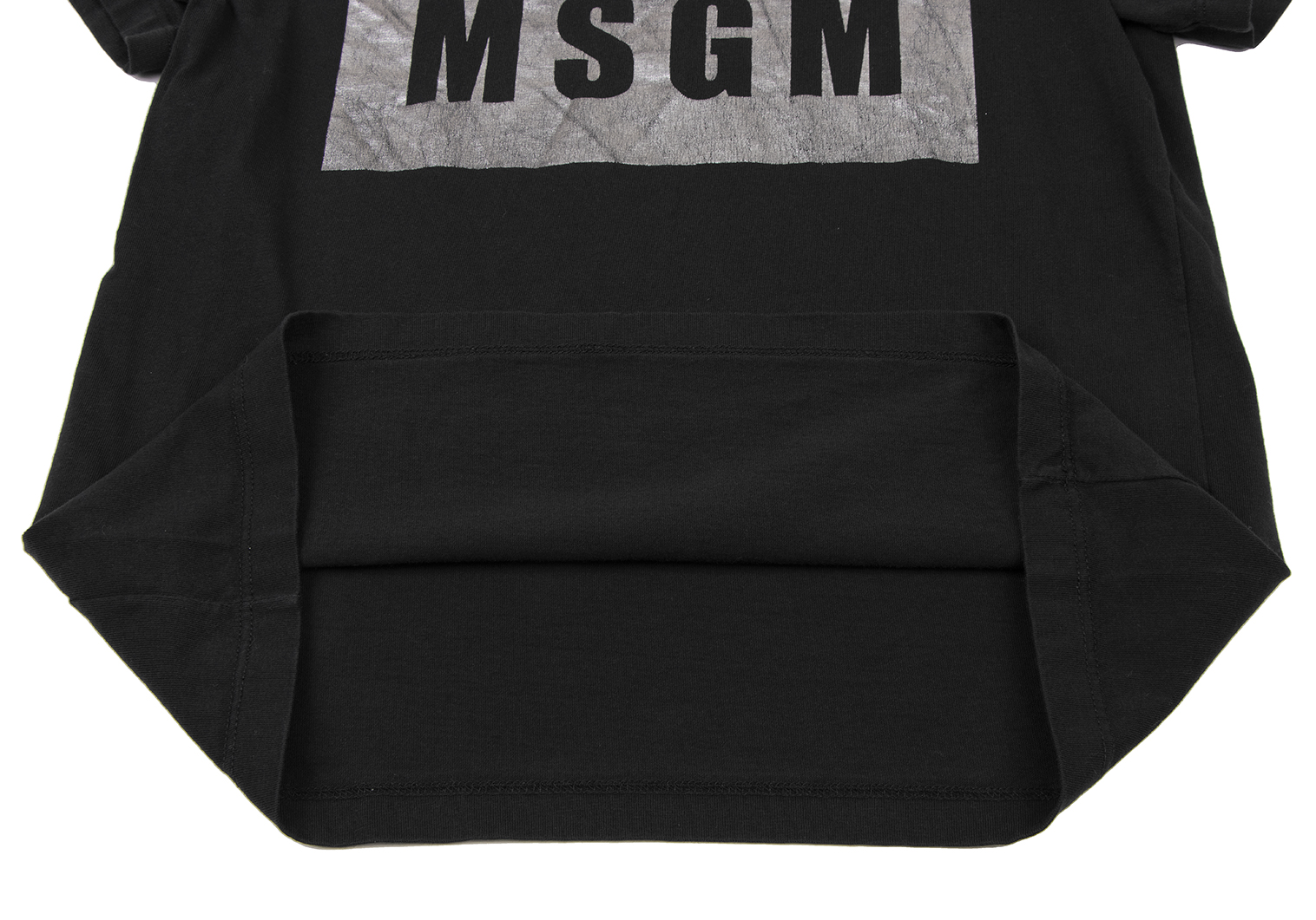 エムエスジーエムMSGM ロゴプリントTシャツ 黒XS