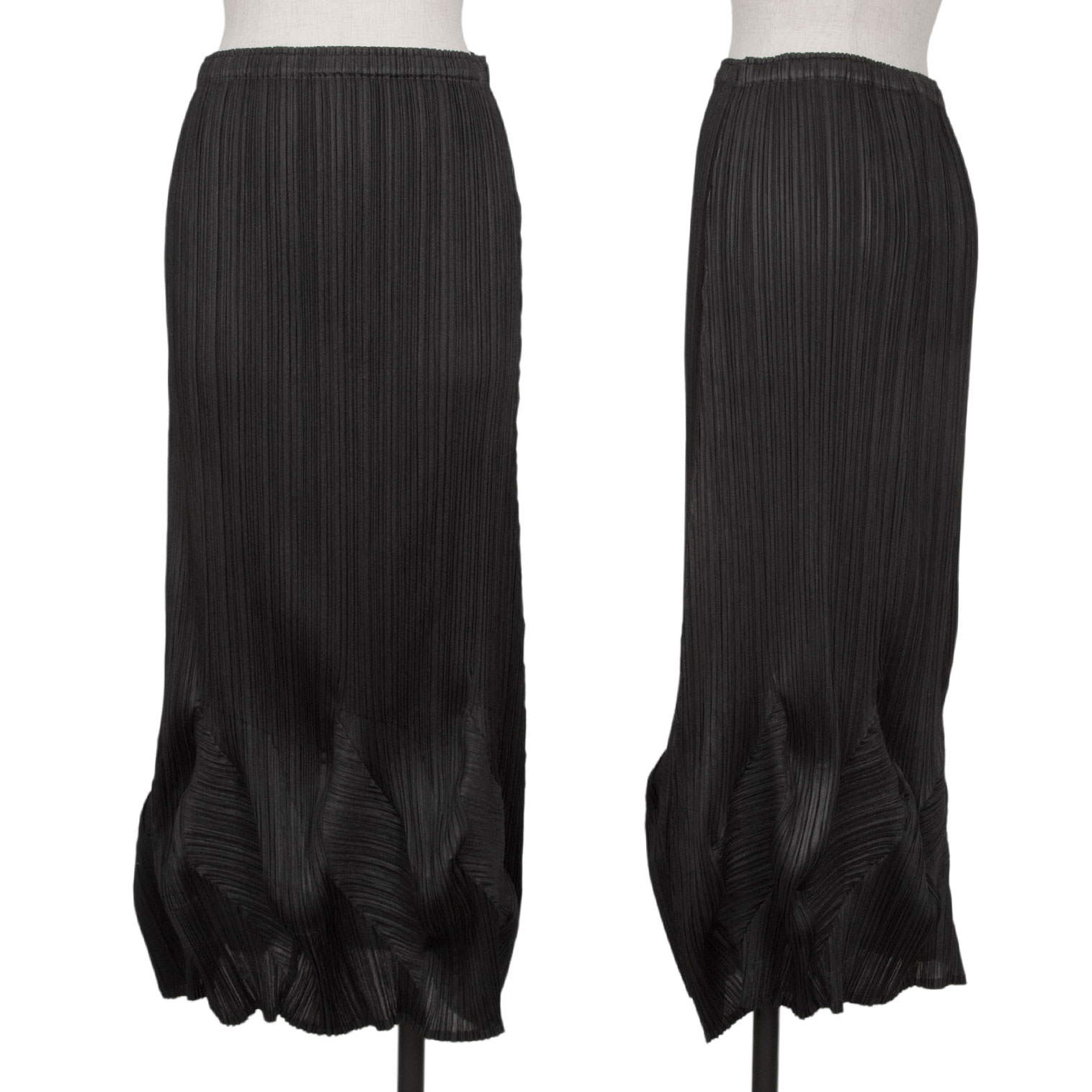 9,600円プリーツプリーズ フレアスカート 黒 サイズ4