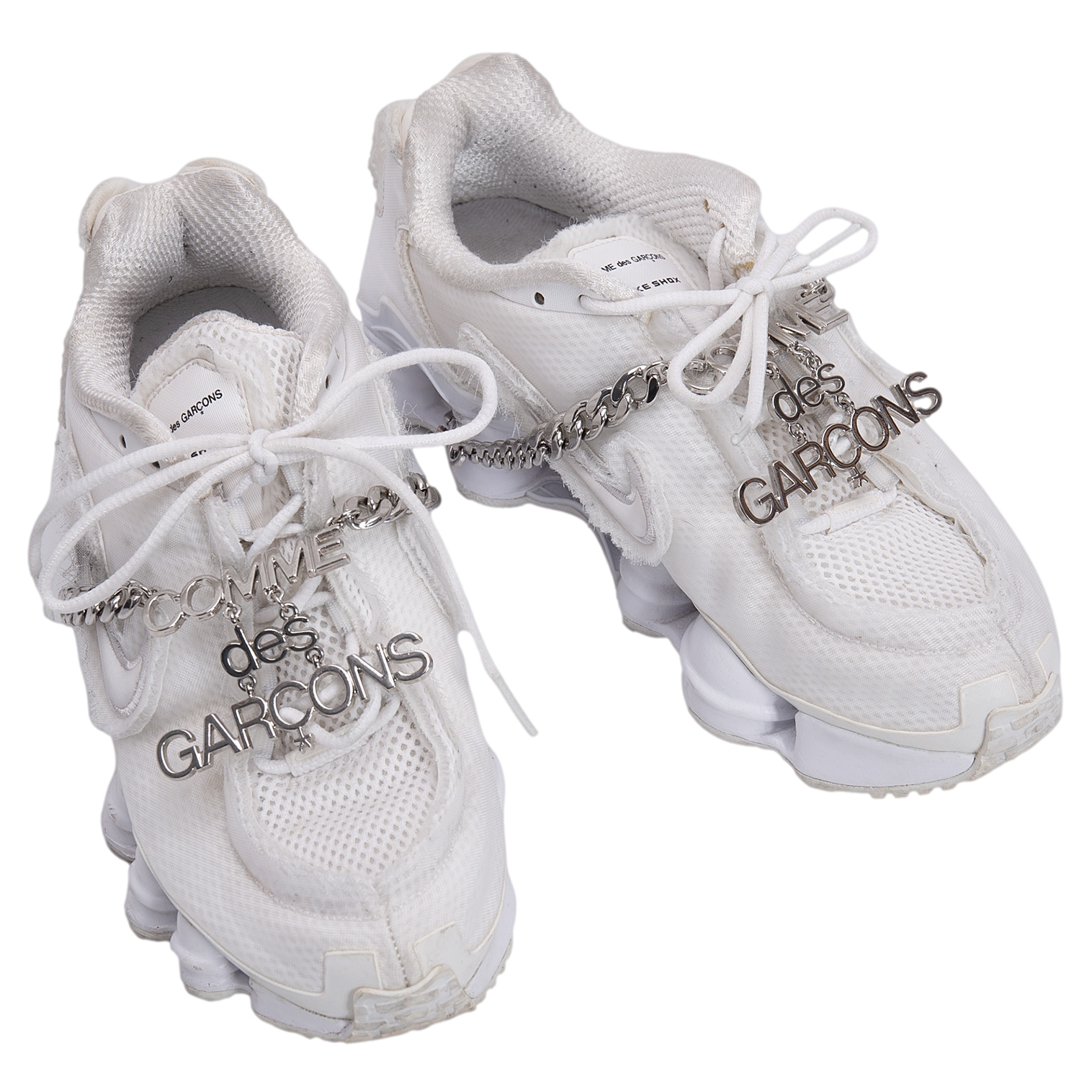 コムデギャルソン×ナイキCOMME des GARCONS×NIKE Shox ロゴチェーン