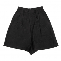  COMME des GARCONS Stitched Pattern Shorts Black S