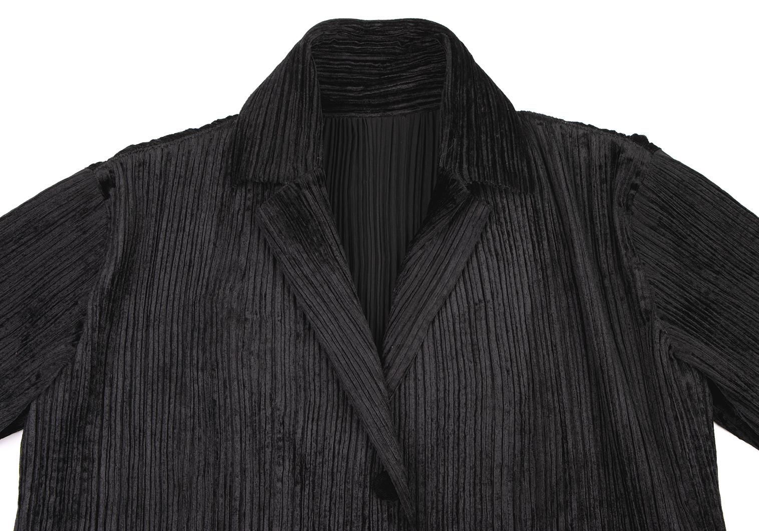 ISSEY MIYAKE FETE サイズ2 プリーツ加工　ジャケット袖丈およそ50cm