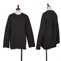  COMME des GARCONS Back Hole Design Knit Sweater (Jumper) Black M